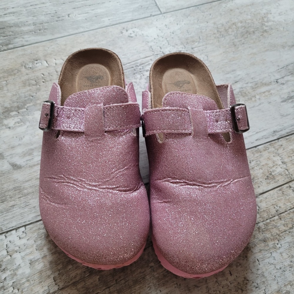 Rocket Dog Girls' Pink Glitter Clogs | Size 13 | Sparkling Comfort - Picture 2 of 6